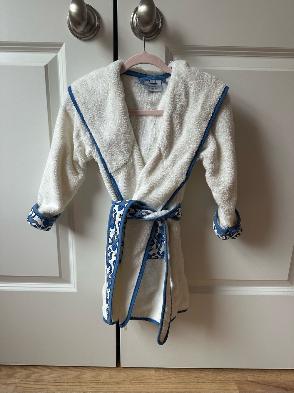 Roller Rabbit x Weezie Hooded Kids Terry Cloth Robe